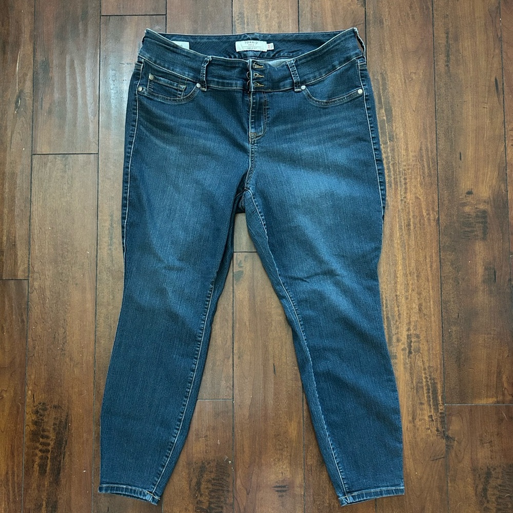 Torrid Dark Blue Skinny Jeans